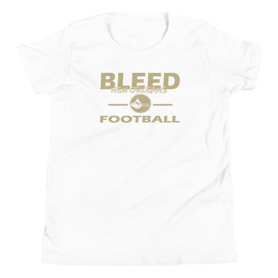 Bleed New Orleans Football Youth Short Sleeve T-Shirt