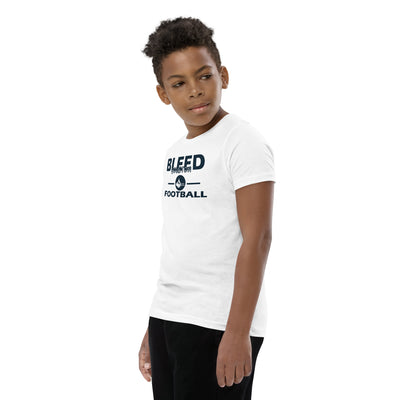 Bleed Houston Football Youth Short Sleeve T-Shirt