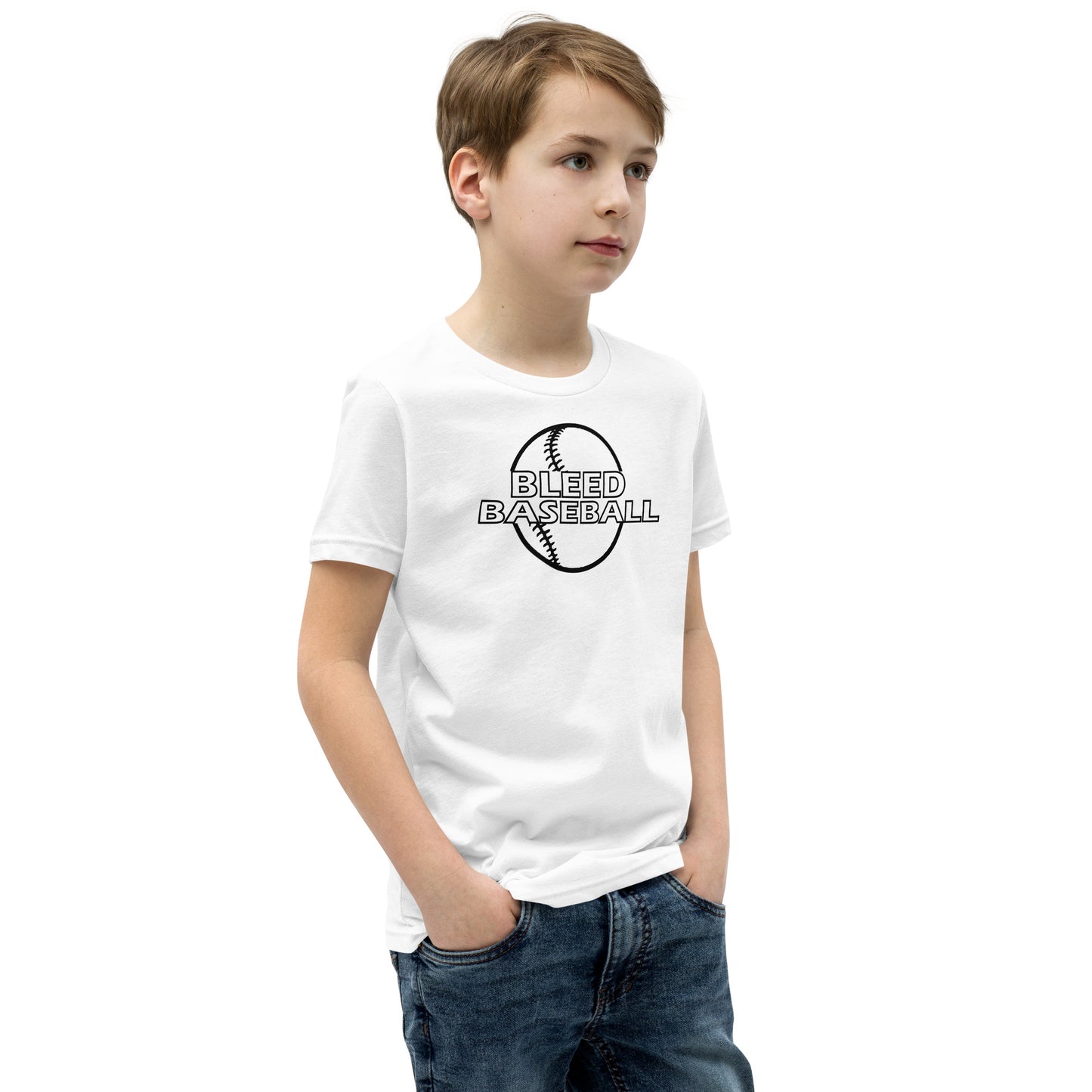 Best Bleed Baseball Youth Short Sleeve T-Shirt - Clothing Online