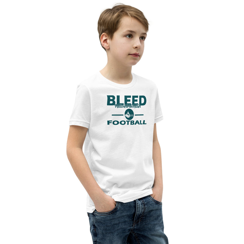 Bleed Philadelphia Football Youth Short Sleeve T-Shirt
